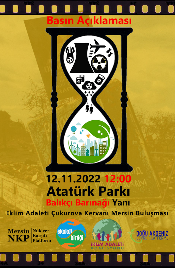 İklim Adaleti Çukurova Kervanı Mersin Buluşması Basın Açıklaması