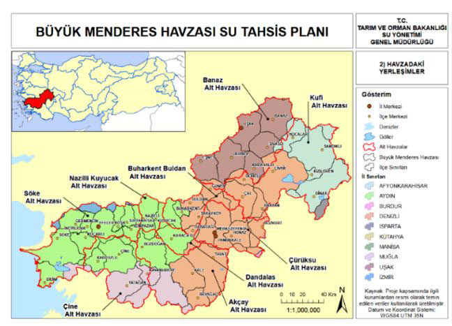 Batı Akdeniz, Büyükmenderes ve Kuzey Ege su tahsis planları