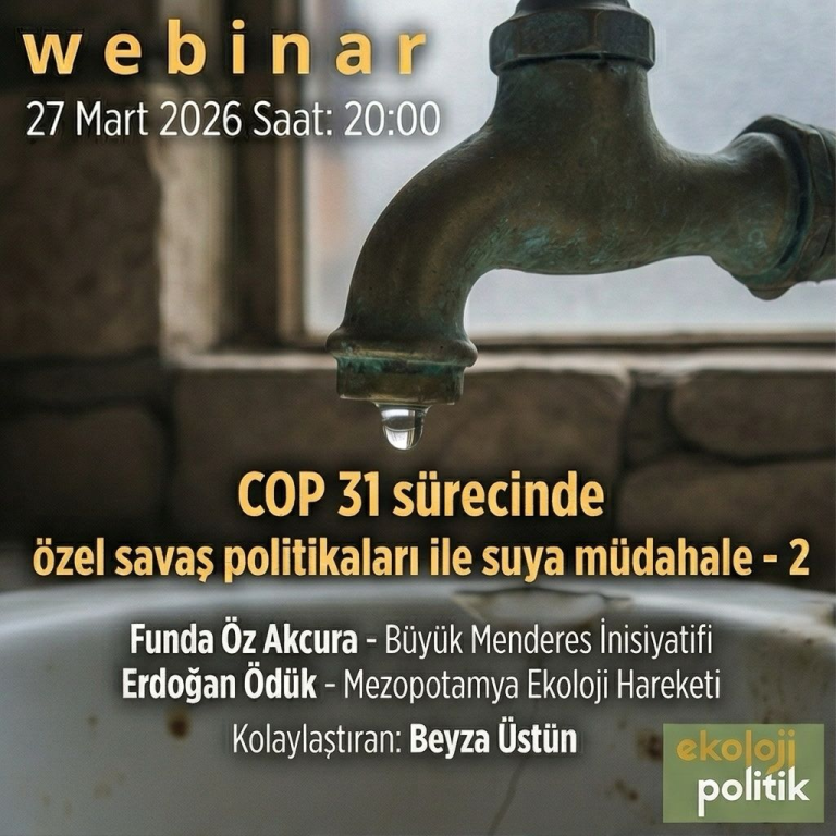 COP31 Sürecinde Özel Savaş Politikaları ile Suya Müdahale-2