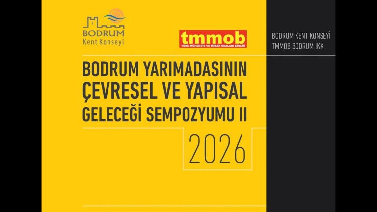 Bodrum Yarımadasının Çevresel ve Yapısal Geleceği Sempozyumu II 2026 Beyza Üstün Konuşması