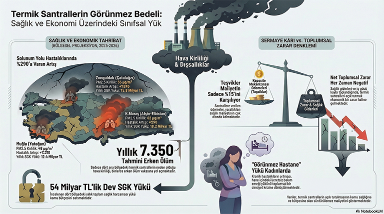 Termik Santraller ve Sosyalize Edilen Sağlık Maliyetleri (2026 Mart)