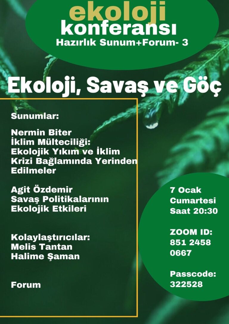 Ekoloji, Savaş ve Göç