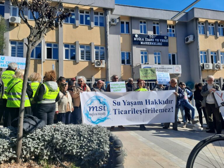 Muğla Su İnisiyatifi’nden DSİ’ye dava