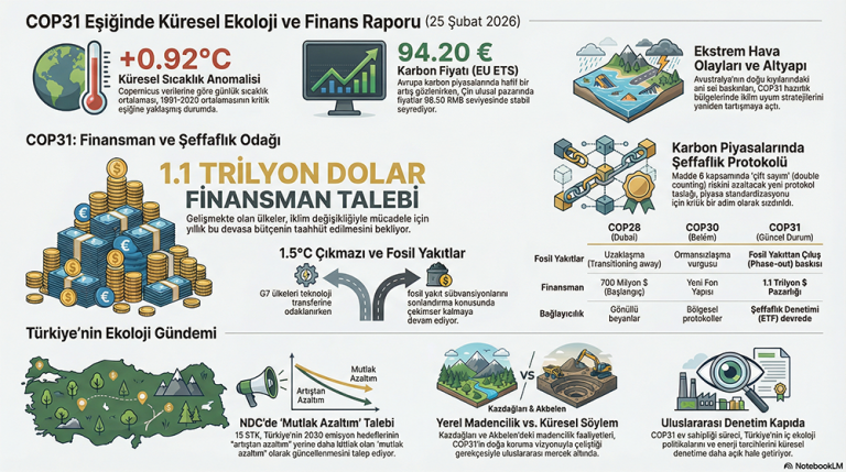 25 Şubat 2026 Günün COP31 ve İklim Gündemi Raporu