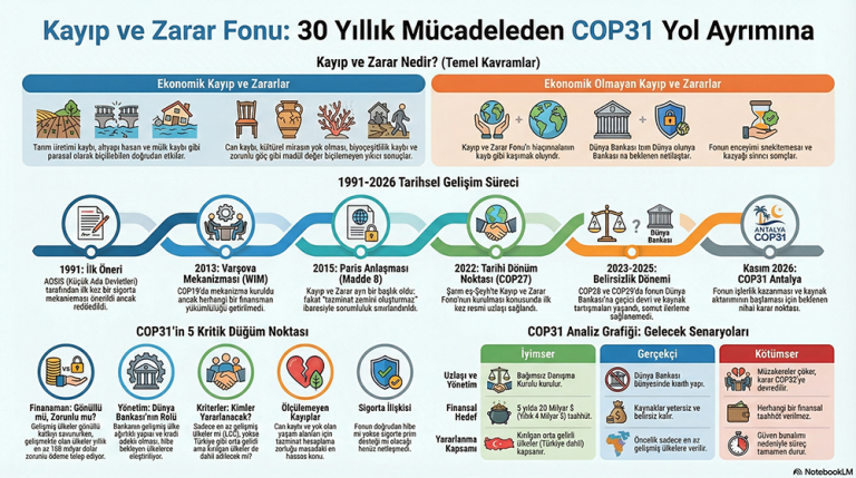 KAYIP VE ZARAR FONU DETAYLI ANALİZİ: COP31’DE ÇÖZÜLMESİ BEKLENEN KRİTİK DOSYA