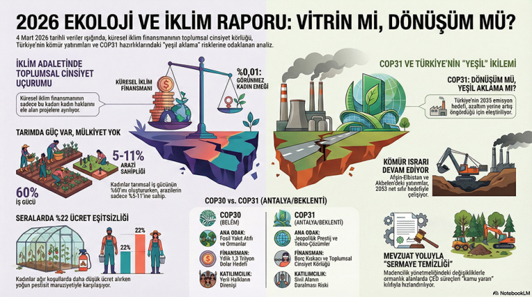 4 Mart 2026 Ekoloji, İklim Politikaları ve COP31 Hazırlık Analiz Raporu